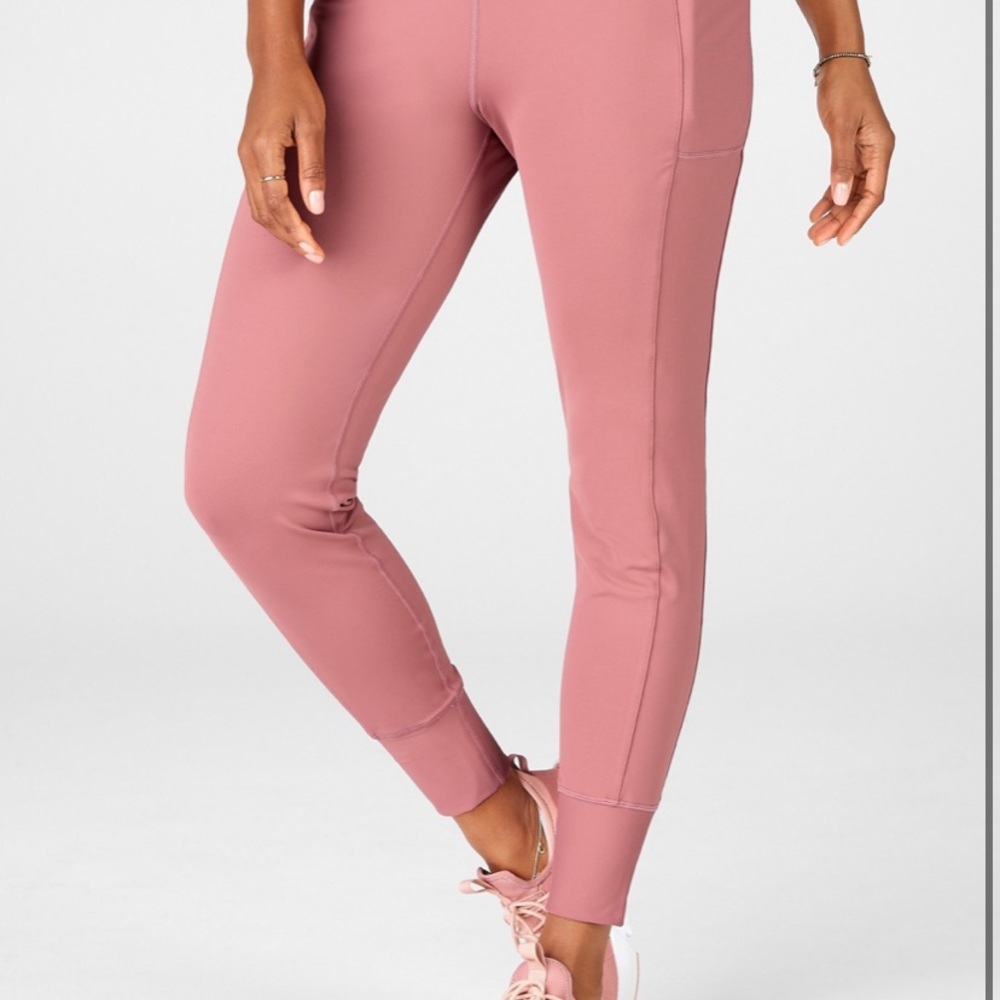 Fabletics Mila Cold Weather Jogger Cherry Mocha
